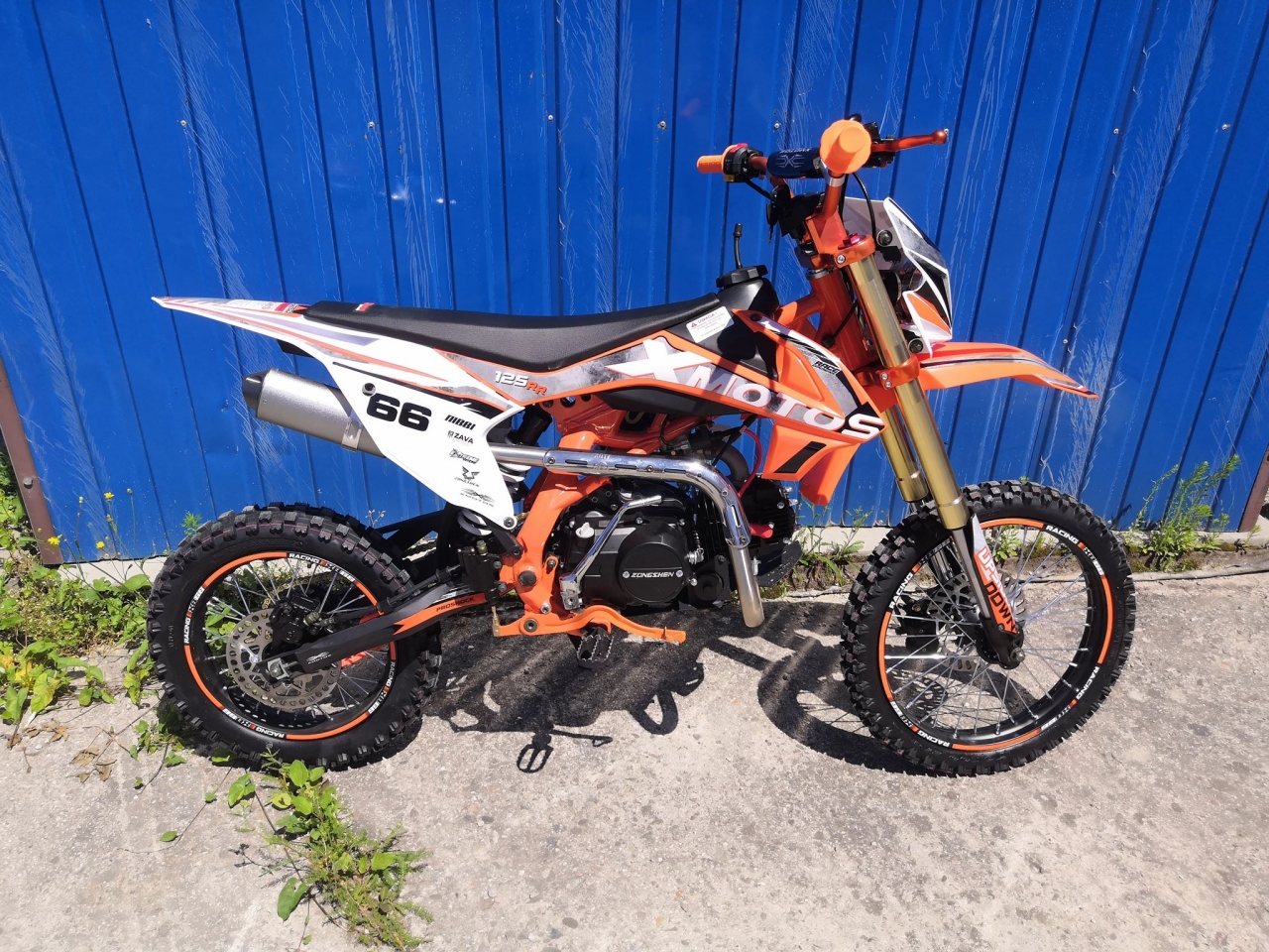 Motorcycle XMOTOS - XB66 125cc 4t 17/14 Color Orange