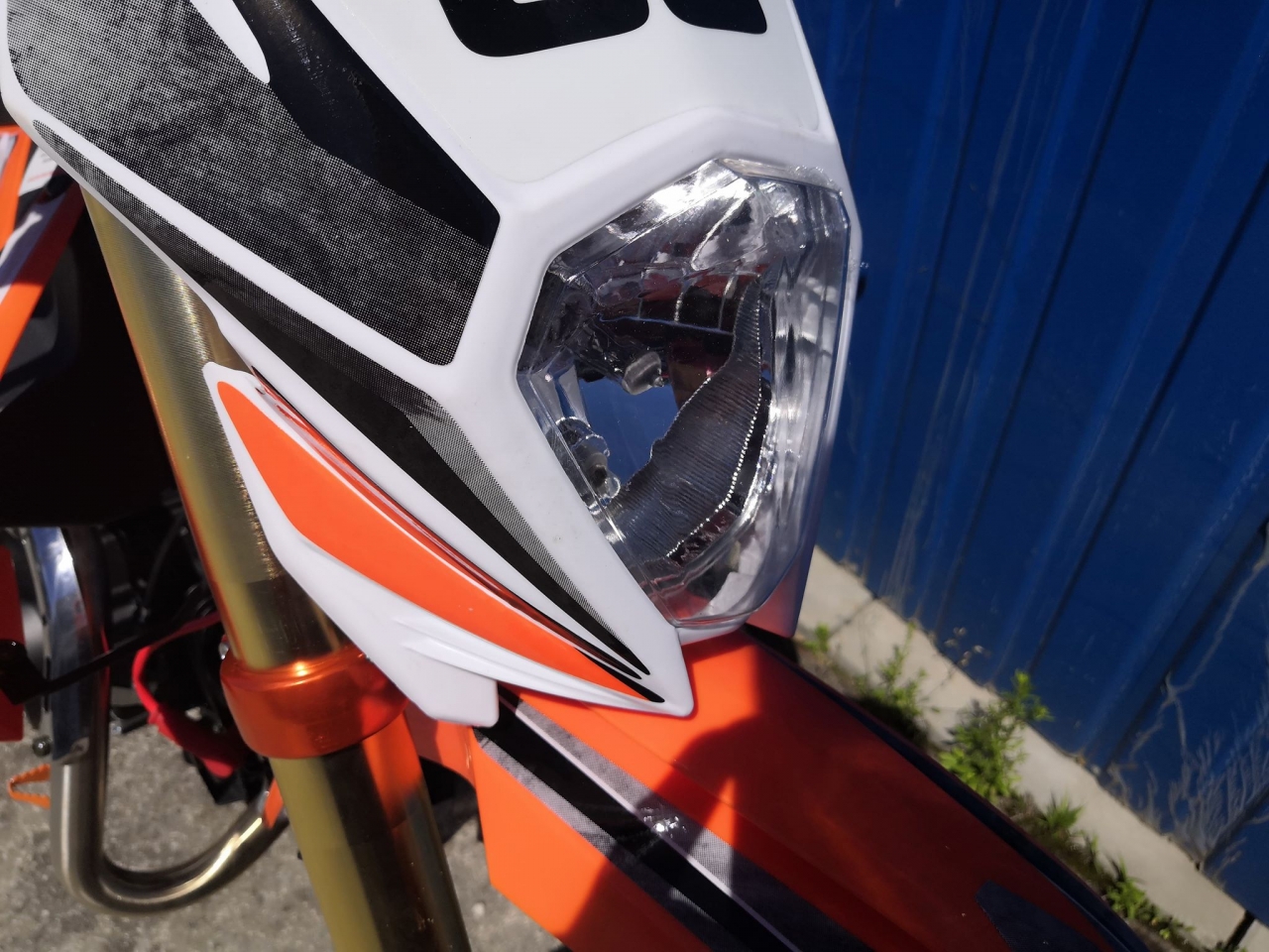 Motorcycle XMOTOS - XB66 125cc 4t 17/14 Color Orange